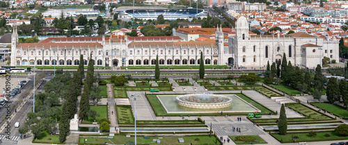 Das Kloster Mosteiro dos Jeronimos im Stadtteil Belem von Lissabon