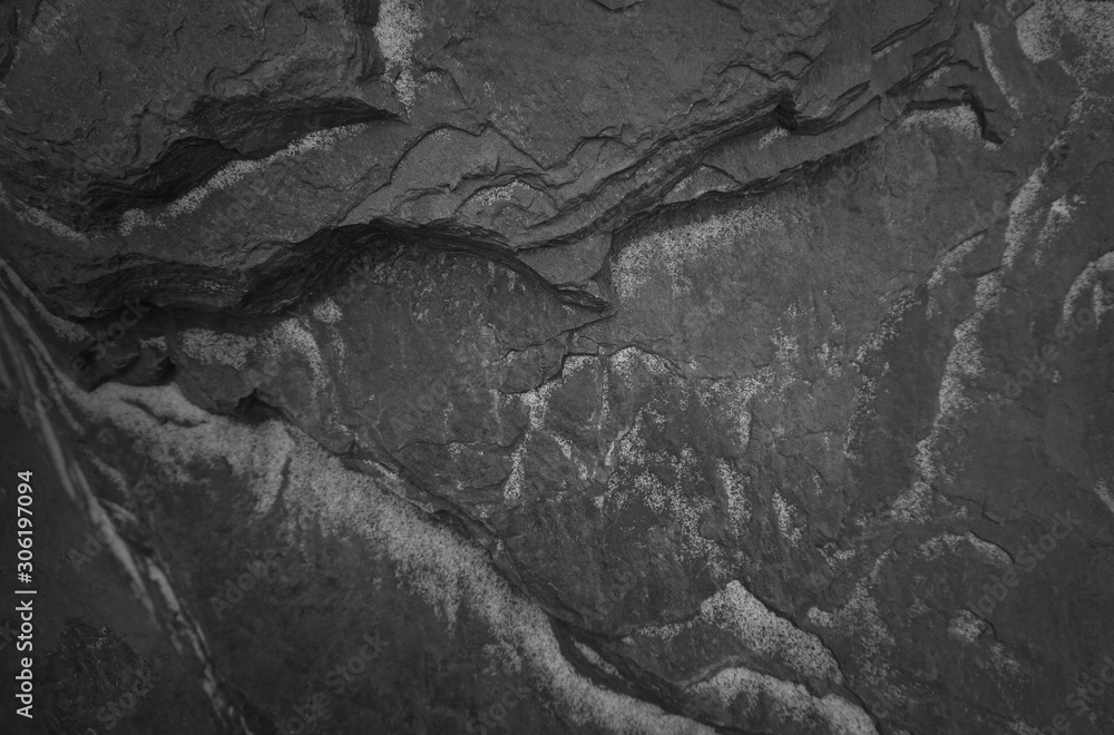 Naklejka premium Stone texture in snow