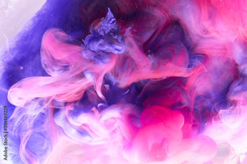 Abstract multicolored swirling fume background. Pink, purple and blue  hookah smoke backdrop Stock Photo | Adobe Stock