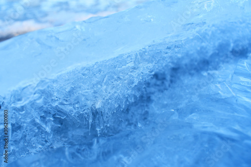 snowy surface blue and white  ice  winter  new year