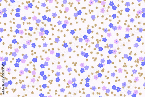 abstract painting - flower pattern background
