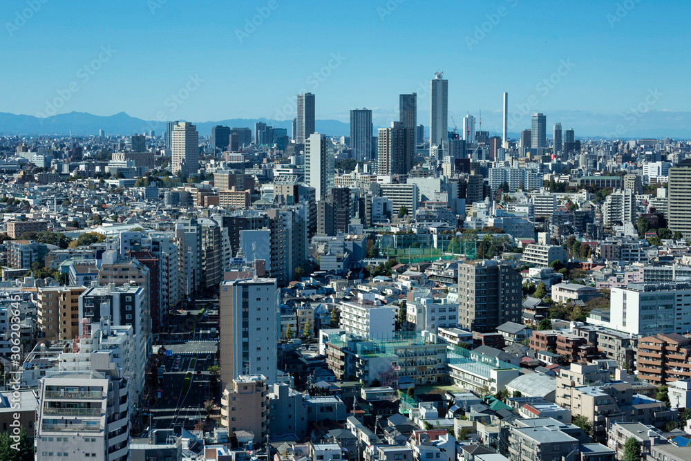 Tokyo City view from Bunkyo Observation Deck Tokyo City view from Bunkyo Observation Deck