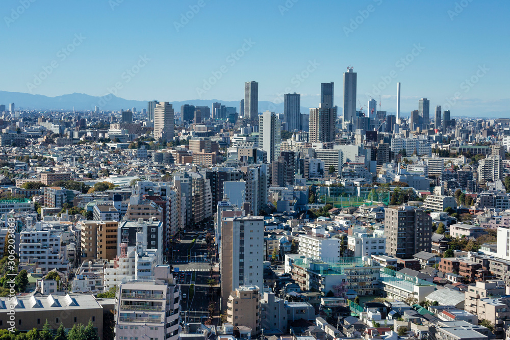 Tokyo City view from Bunkyo Observation Deck Tokyo City view from Bunkyo Observation Deck