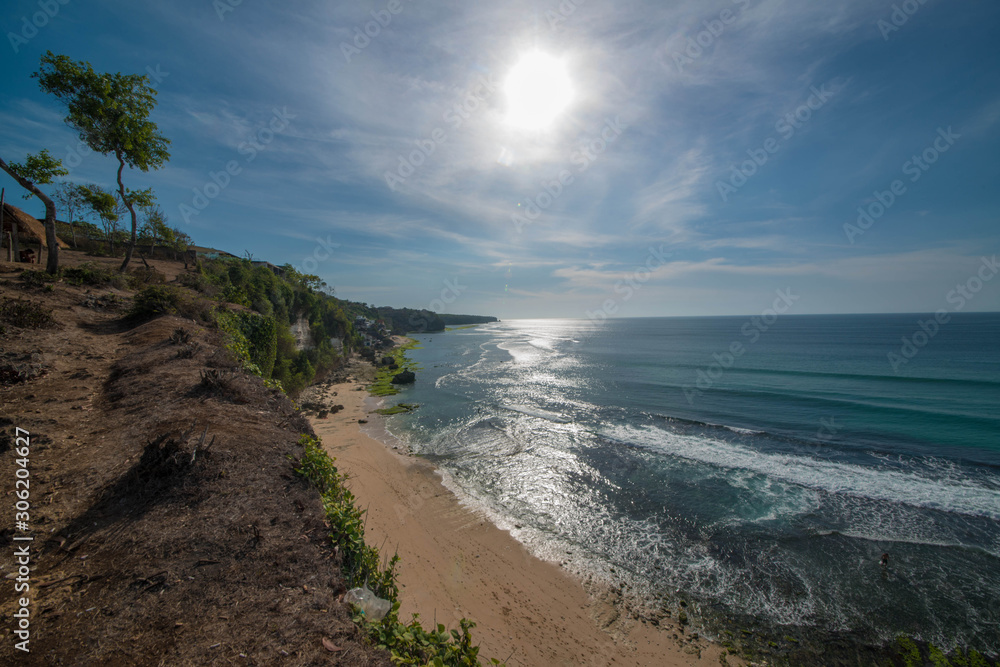 A beautiful view of Bingin beach in Bali, Indonesia. A beautiful view of Bingin beach in Bali, Indonesia.