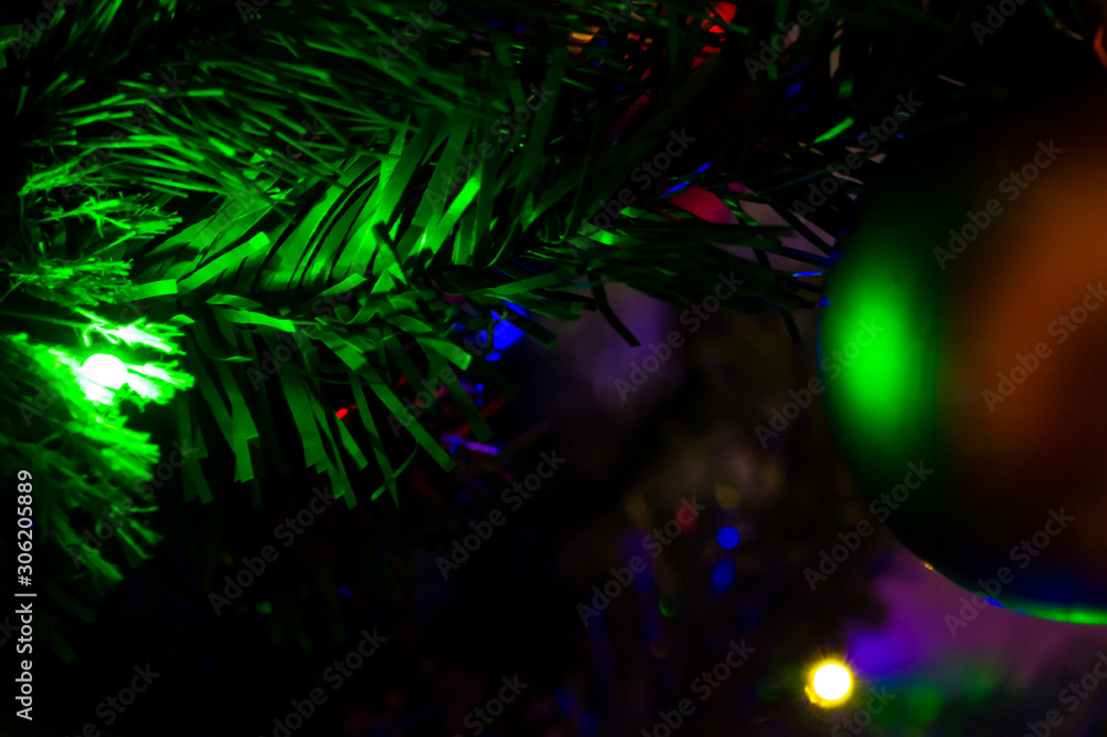 Christmas tree elegant illumination toys colorful light