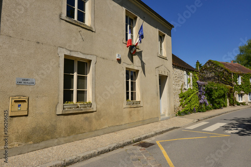 Jambville; France - may 4 2016 : picturesque village photo