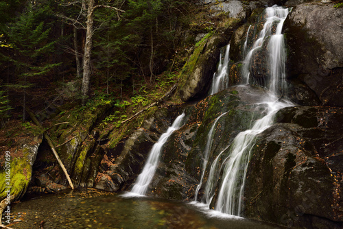 Fototapeta Naklejka Na Ścianę i Meble -  Moss Glen Falls Natural Area on Highway 100 Granville Vermont