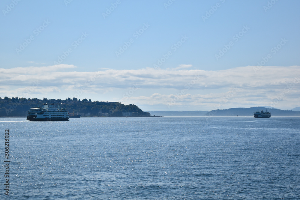 Elliott Bay from the Seattle Waterfront