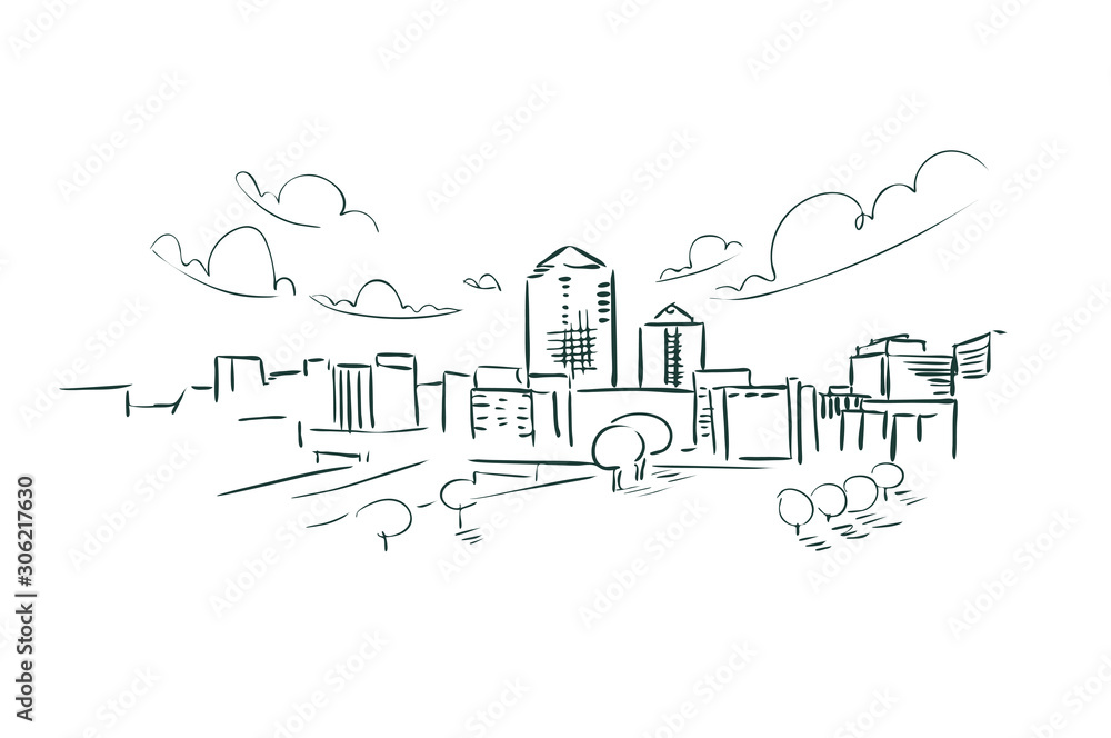 Albuquerque New Mexico usa America vector sketch city illustration line art