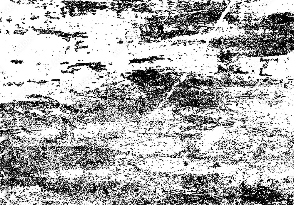 Fototapeta premium Rough black and white texture vector. Distressed overlay texture. Grunge background. Abstract textured effect. Vector Illustration. Black isolated on white background. EPS10.