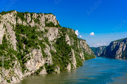 Danube river in the Iron Ga...