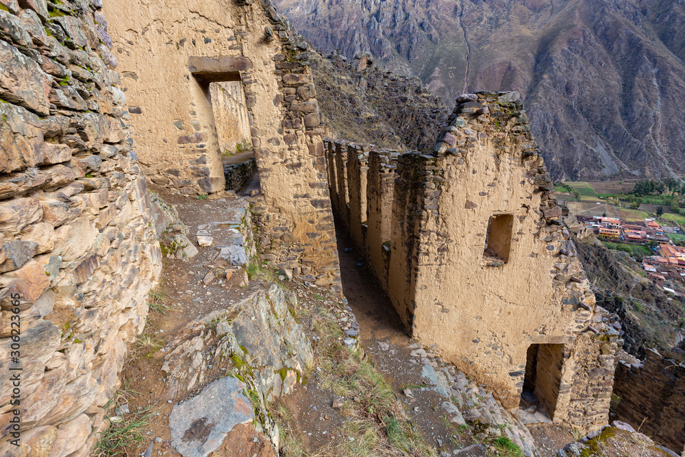Fototapeta premium Ruins of Ollantaytambo in Peru.