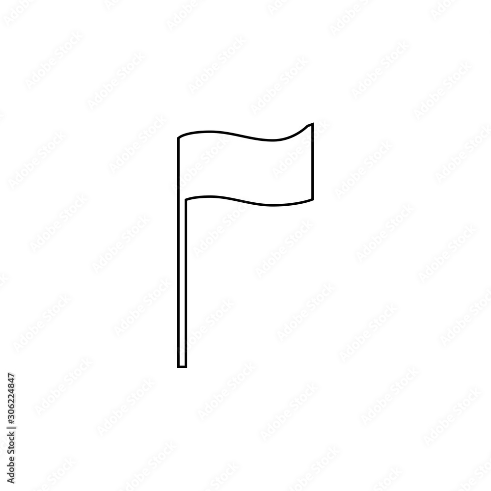 Sport flag icon. Finish symbol. Logo design element Sport flag icon. Finish symbol. Logo design element