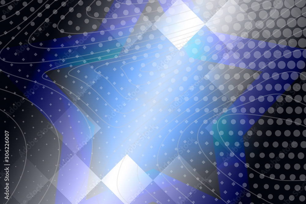 Fototapeta premium abstract, blue, fractal, technology, wallpaper, design, light, texture, digital, pattern, concept, science, illustration, web, business, futuristic, space, perspective, wave, computer, black, grid