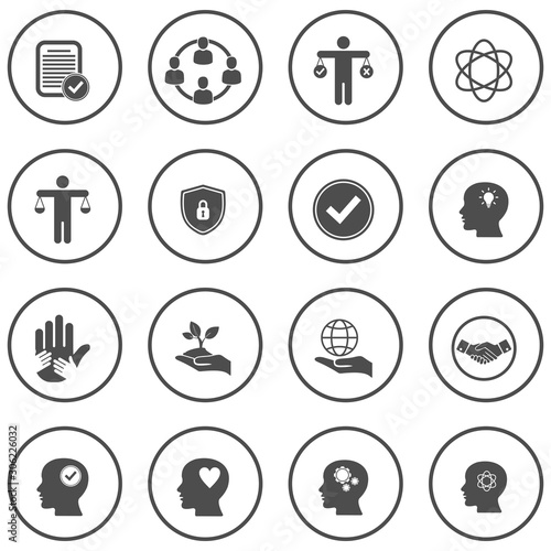 ethic icon vector design symbol