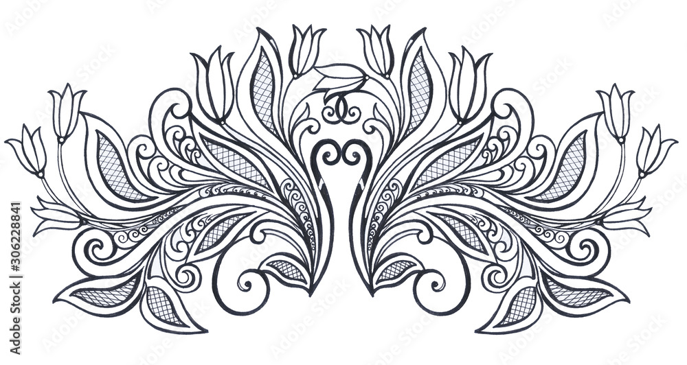 tulips flower pattern tulips flower pattern