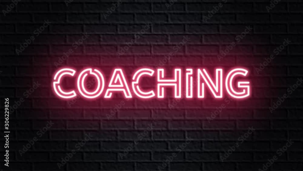 red neon video animation coaching red neon video animation coaching