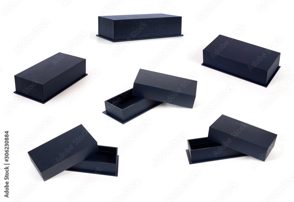 Set of gift boxes isolated on white background Set of gift boxes isolated on white background