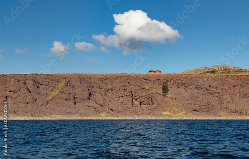 Obraz na płótnie Islands on Titicaca lake. Peru. w salonie