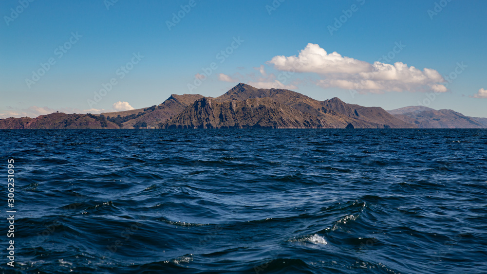 Islands on Titicaca lake. Peru.