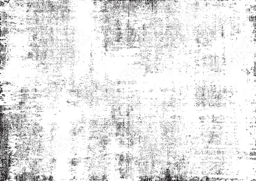Rough black and white texture vector. Distressed overlay texture. Grunge background. Abstract textured effect. Vector Illustration. Black isolated on white background. EPS10