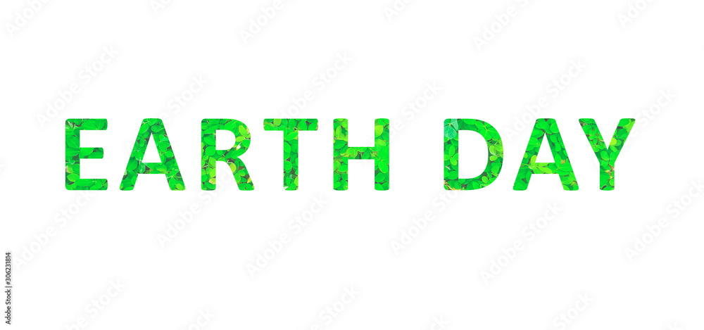 Ecology Concept Typographic Design Ecology Concept Typographic Design