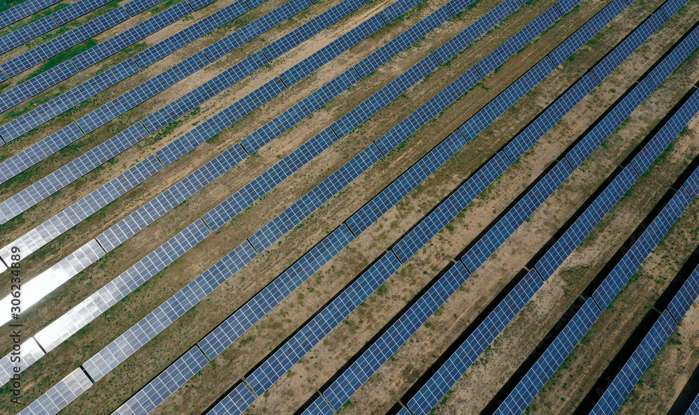 Solar power plant for the production of Solar power plant for the production of