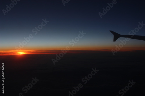 Aeroplane sunset