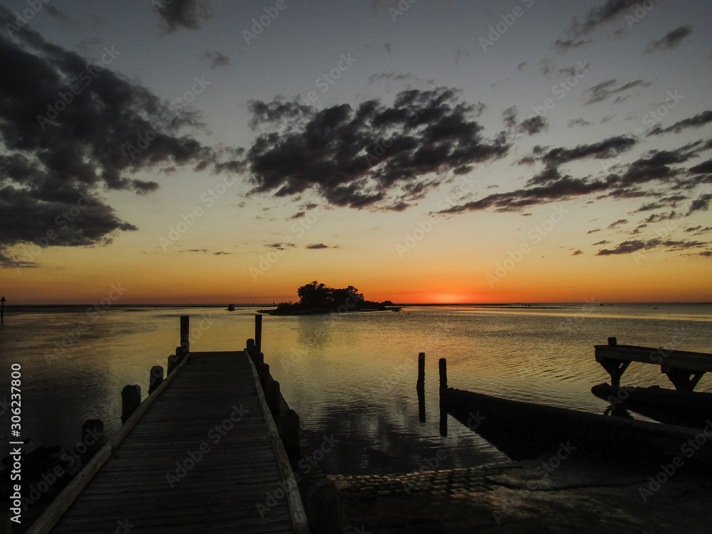 Fototapeta premium sunset over the Gulf of Mexico