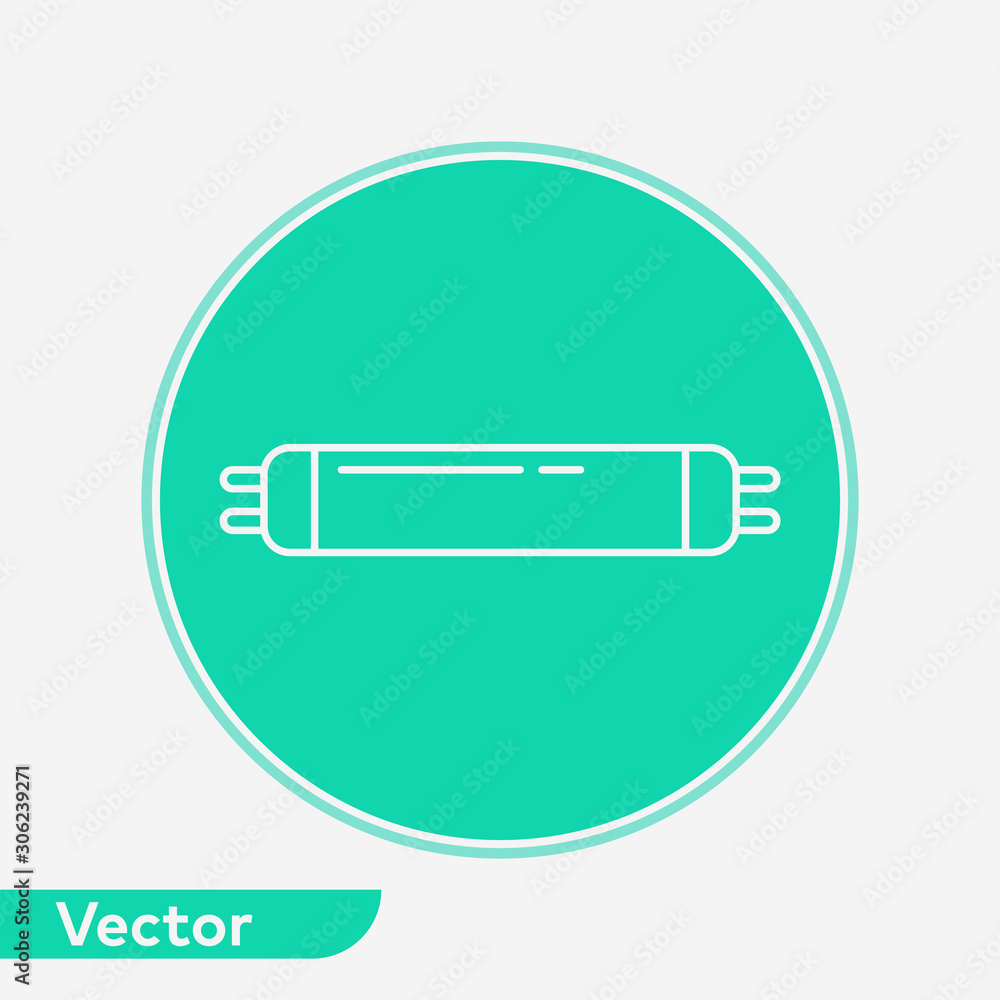 Fluorescent vector icon sign symbol Fluorescent vector icon sign symbol