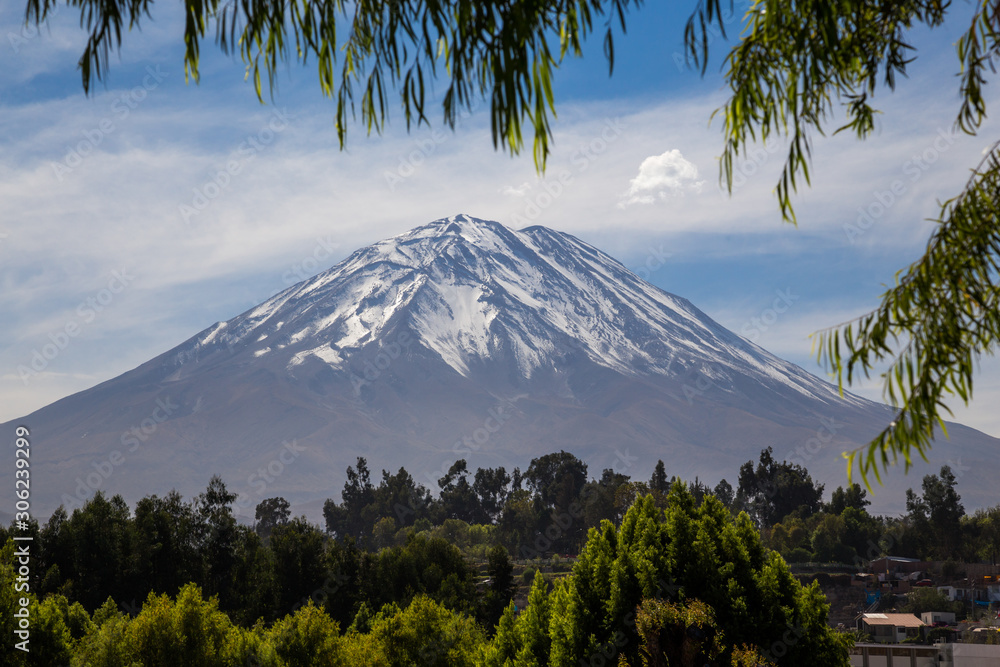 El Misti volcano in Arequipa, Peru