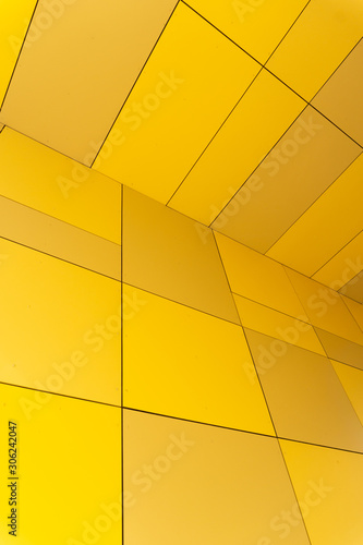 Yellow Body Panels. Abstract Background. High Resolution Image