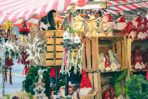 Hand made Christmas decoration: German market
