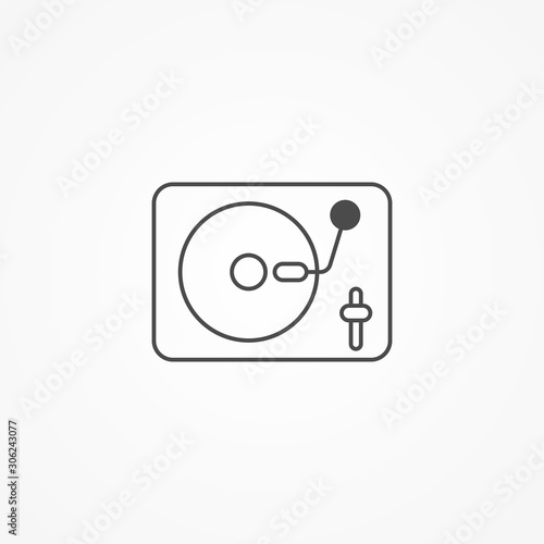 Sound mixer vector icon sign symbol