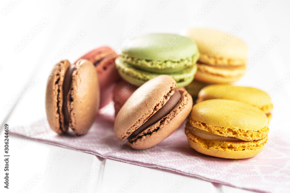 Sweet colorful macarons Sweet colorful macarons