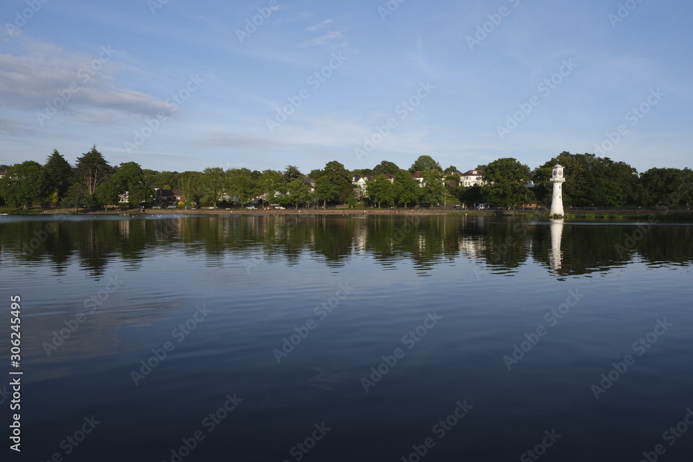 Roath Park lake, Cardiff