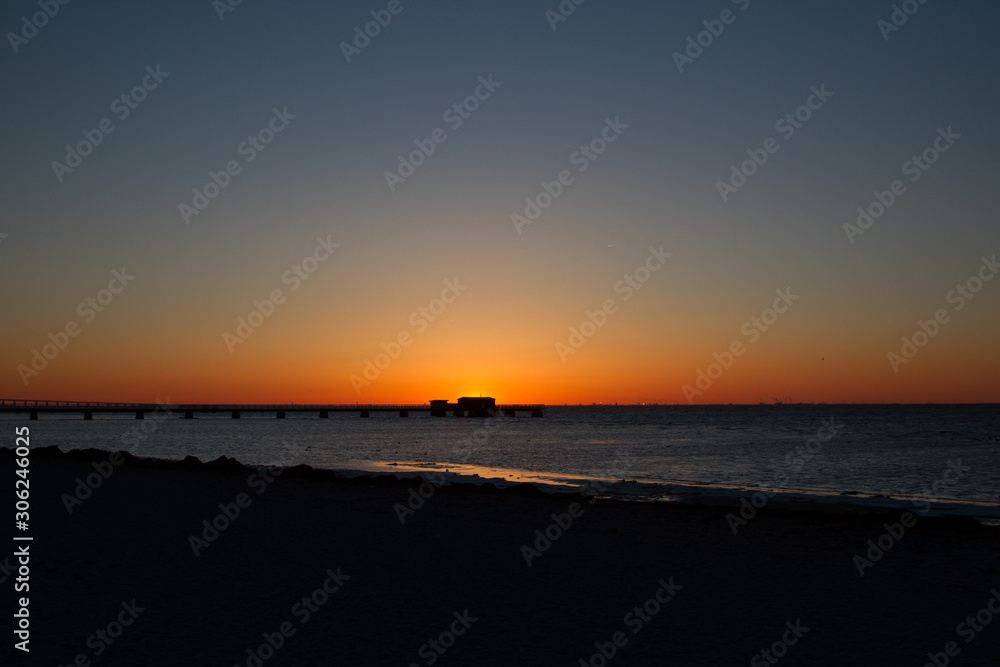 Obraz premium Summer sunset sea view