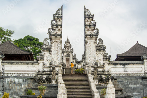 A beautiful view of Lempuyang temple in Bali, Indonesia