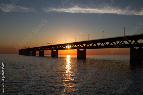 Oresound Bridge Summer sunset © Chris Rye