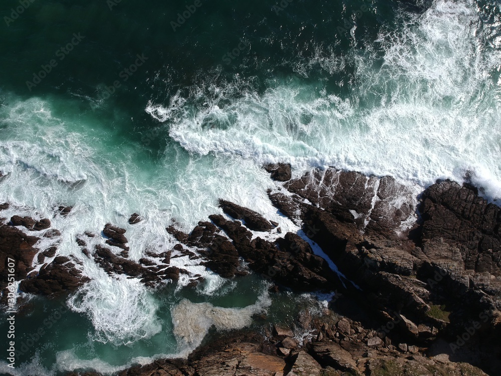 La mer vue d'en haut