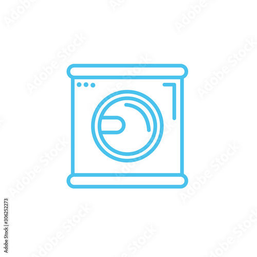 washing machine line style icon