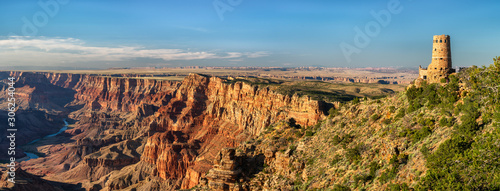 Desert View Watchtower panorama - Grand Canyon National Park