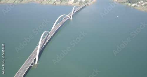 Ponte juscelino kubitschek lago paranoa brasilia brasil df distrito federal photo