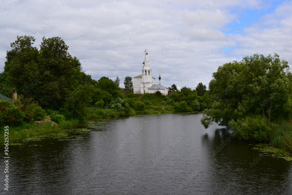 old church on the river