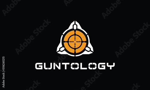 Gun Target Vectors Royalty Logo Design Inspiration