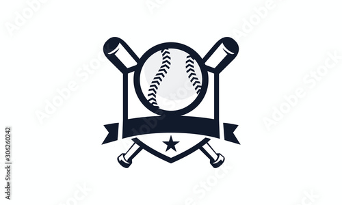 Symbol Baseball Vectors Royalty Logo Design Inspiration