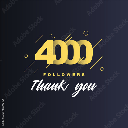 4000 Followers thank you