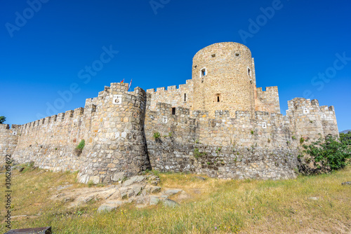 La Adrada village  Avila Province  Castilla y leon  Spain  June 6  2017. Castillo de la Adrada Castle. Medieval fortress located in Tietar valley