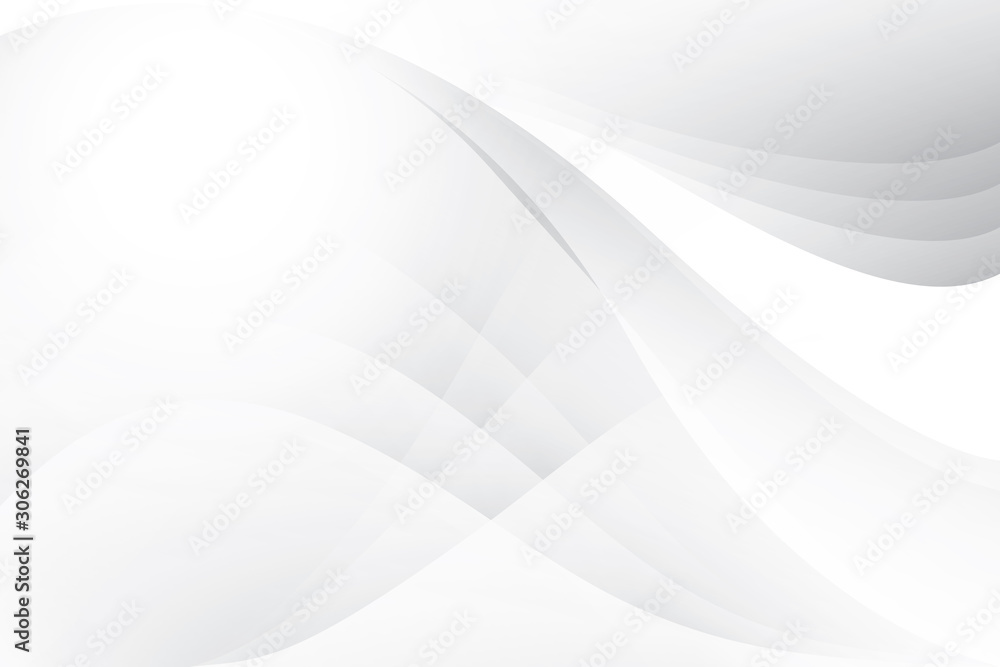 Fototapeta premium Abstract geometric white and gray color background. Vector, illustration. 