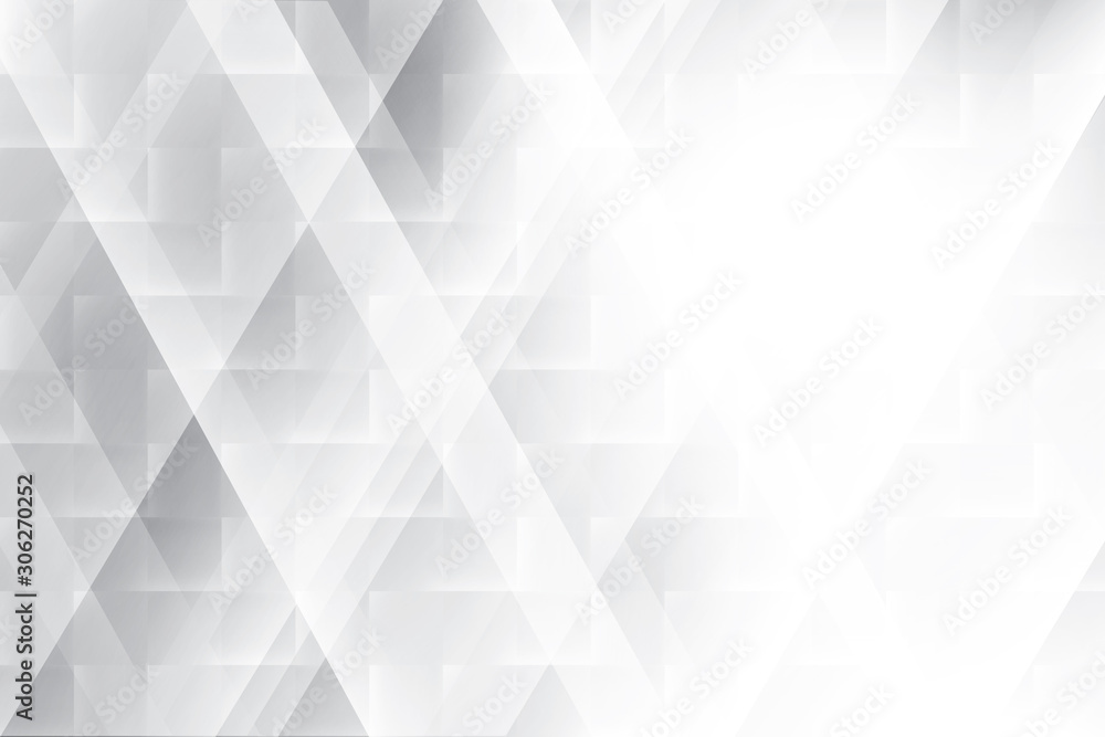 Obraz premium Abstract geometric white and gray color background. Vector, illustration. 